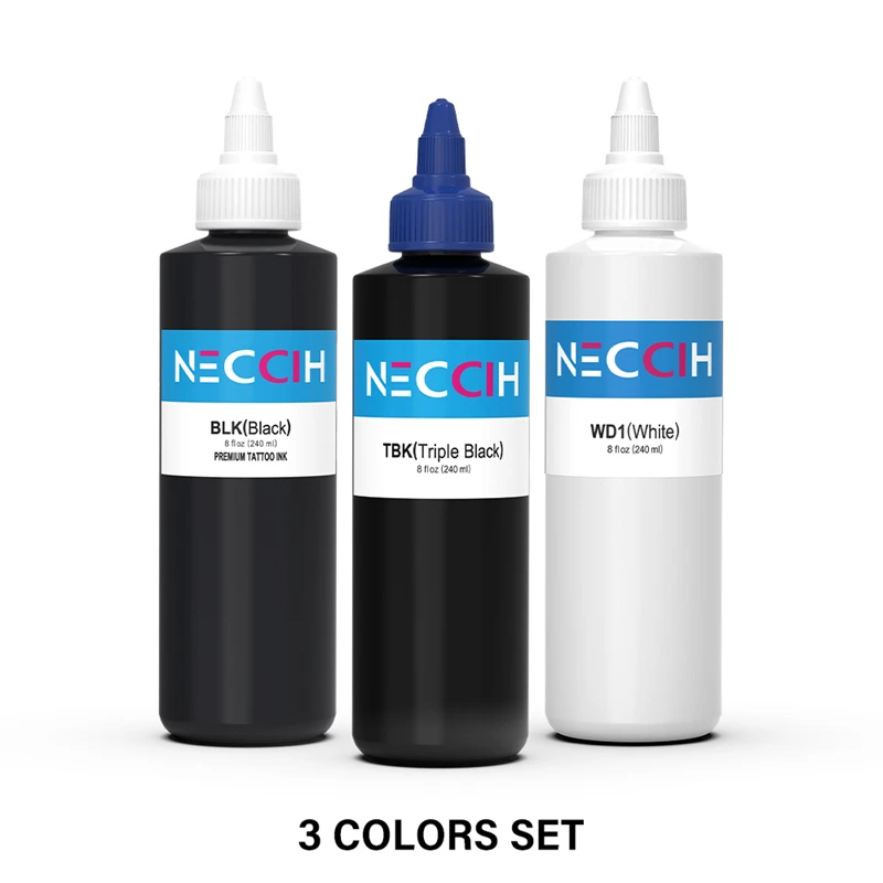 Basic 3-color NECCIH tattoo ink