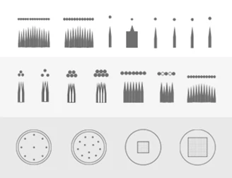 Custom Needle Diameter/ Arrangement/ Tip taper